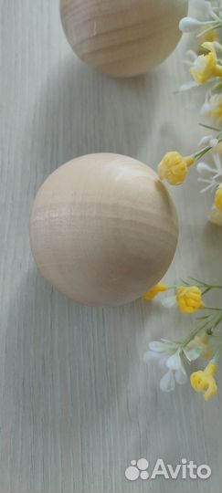 Деревянная заготовка шар из липы