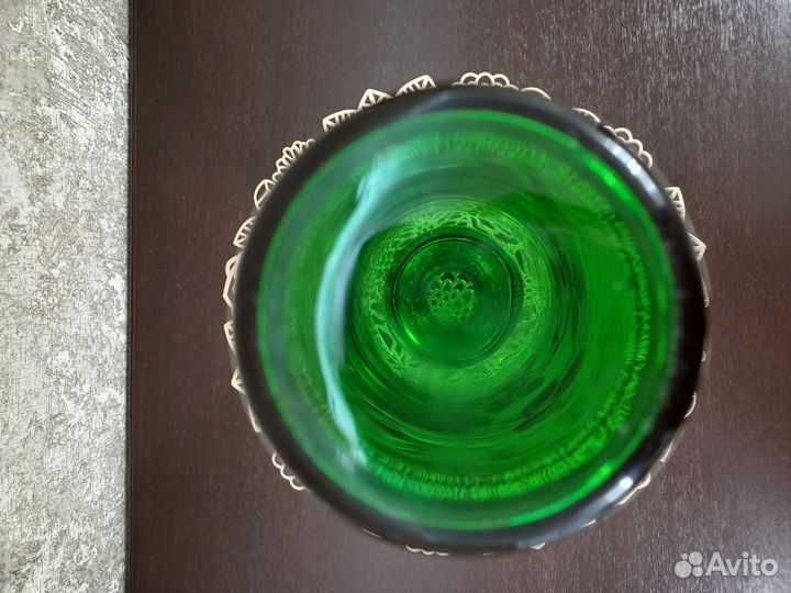 Ваза для цветов большая СССР Чехословакия Богемия