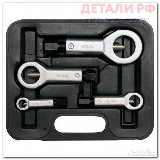 Набор гайколомов 4 пр: 9-12 мм, 12-16 мм, 16-22 мм, 22-27 мм, в пластм. Боксе yato YT0585