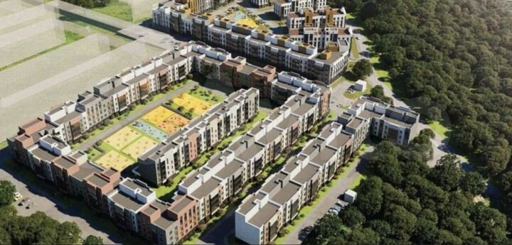 1-к. квартира, 46 м², 2/4 эт.