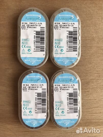 Контактные линзы -3.75