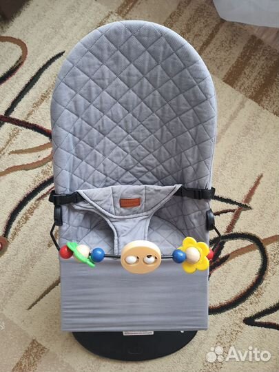 Кресло-шезлонг luxmom+развивающий коврик leader k