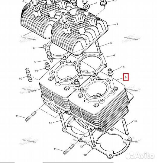 FL1237 LA sleeve Гильза Цилиндра 83R-11311-00-00 Д