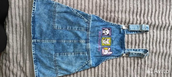 Платье для девочки джинсовое
