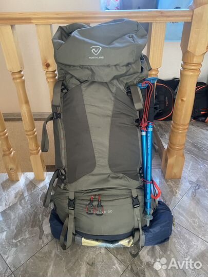 Рюкзак Northland Humper 90 л темно-зелёный