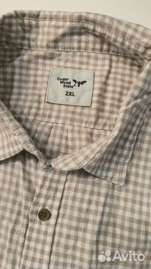 Primark, XXL, 56, рубашка лен коттон