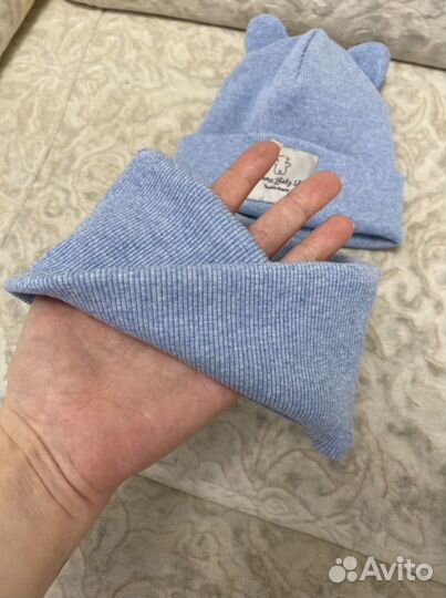 Шапка+шарф детская весна