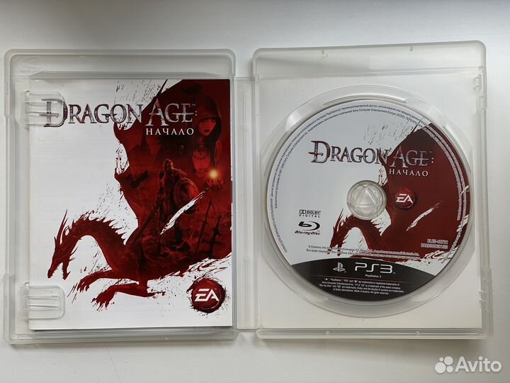 Игра Dragon Age Начало, для PS3, лицензионная