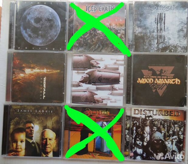 CD диски Progressive, Power, Heavy Metal