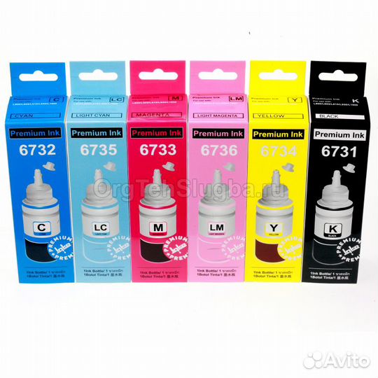 100ml*6 inko Чернила для Epson L800