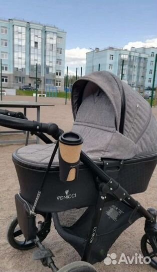 Коляска Venicci Shadow Denim Grey
