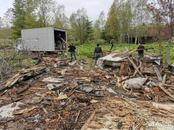 Вывоз строительного мусора газель