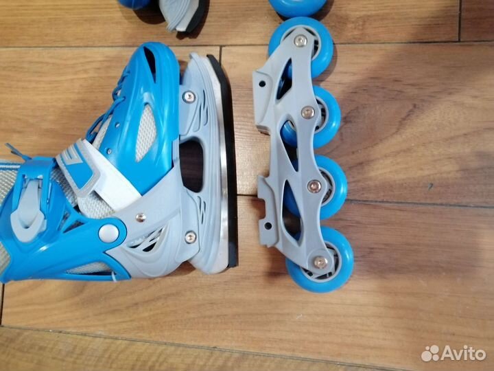 Роликовые коньки детские раздвижные