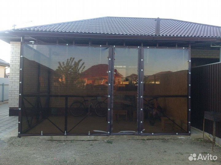 Мягкие окна для беседок, веранд