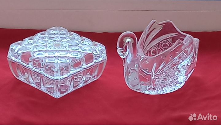 Икорницы. Хрусталь. Стекло
