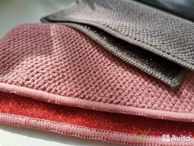 Посудная салфетка файбер пыльная роза графитовая