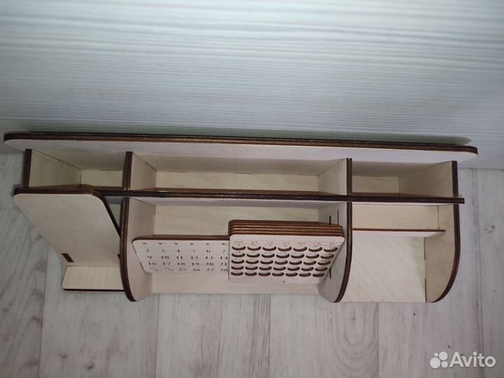 Органайзер для канцелярии деревянный