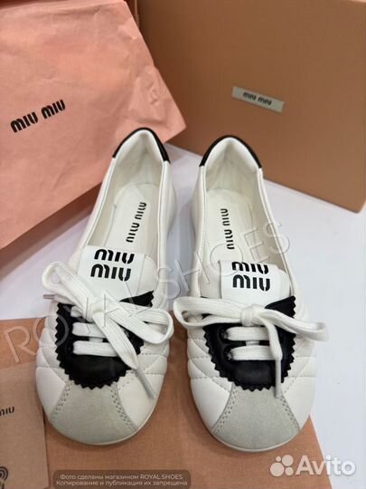 Балетки женские Miu Miu