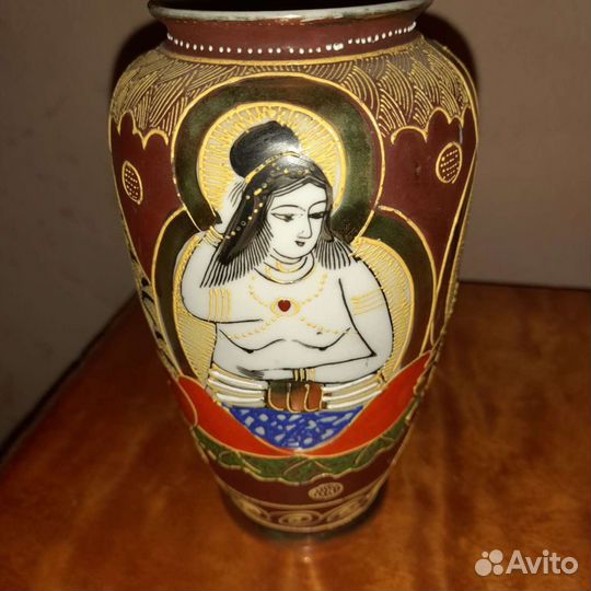 Вазочка Япония в стиле ню гейша мориаж сацума