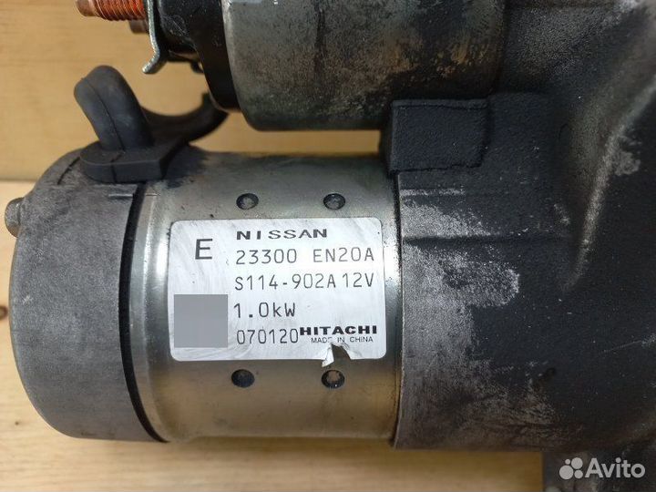 Стартер Nissan Serena C25 MR20DE 2007