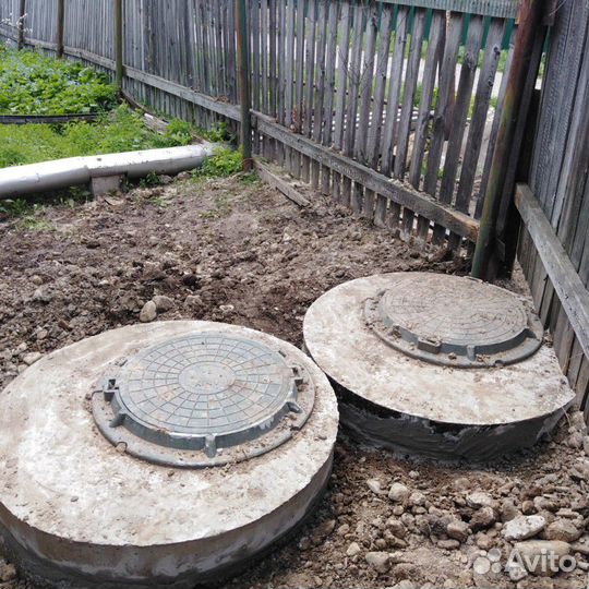 Устоновка шамбо, выгребных ям, автономных станции