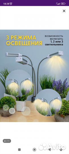 Светильник для растений