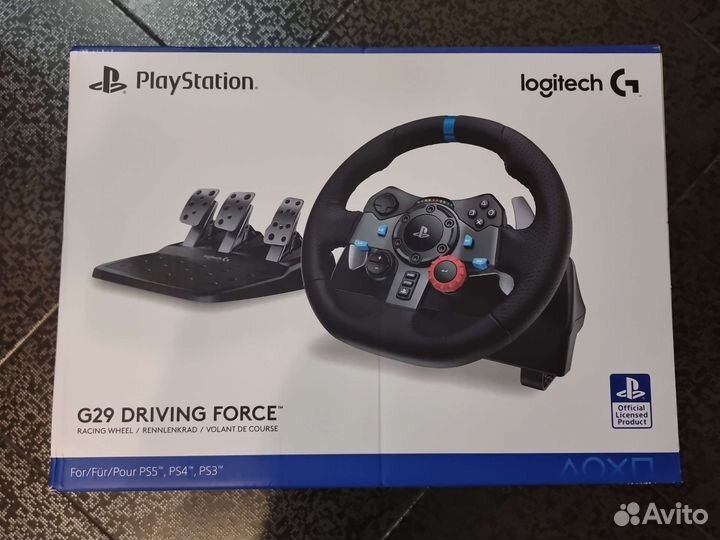 Руль Logitech G29 и G920 Ps4, Ps5, PC, xbox