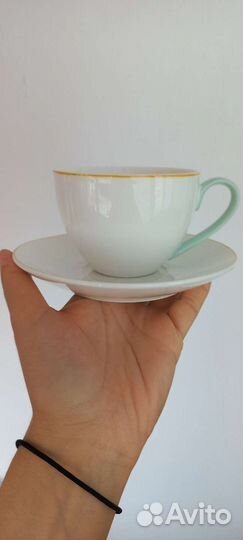 Чашка с блюдцем