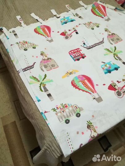 Шторы в детскую 132*234 и 4 наволочки