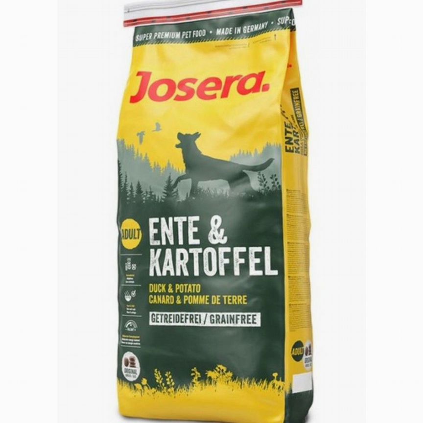 Корм д/собак Josera Ente Kartoffel (утка), 12,5 кг