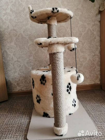 Домик для кошки с когтеточкой