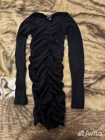 Платье трикотажное женское лапша