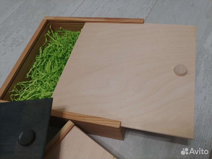 Деревянные подарочные ящики