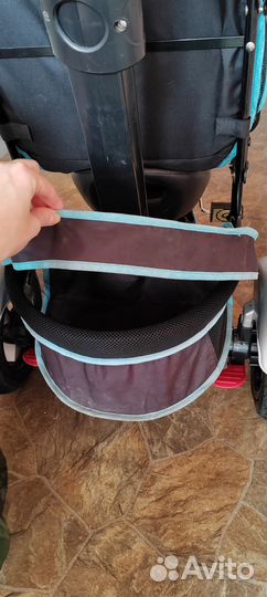 Велосипед коляска с ручкой