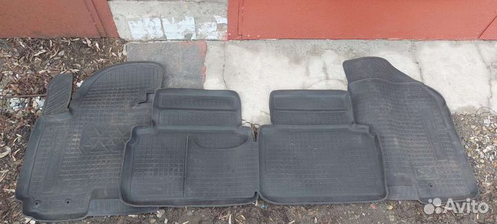 Ковры салона Киа спортейдж 3 резиновые