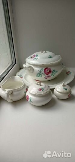 Старинный антикварный набор посуды