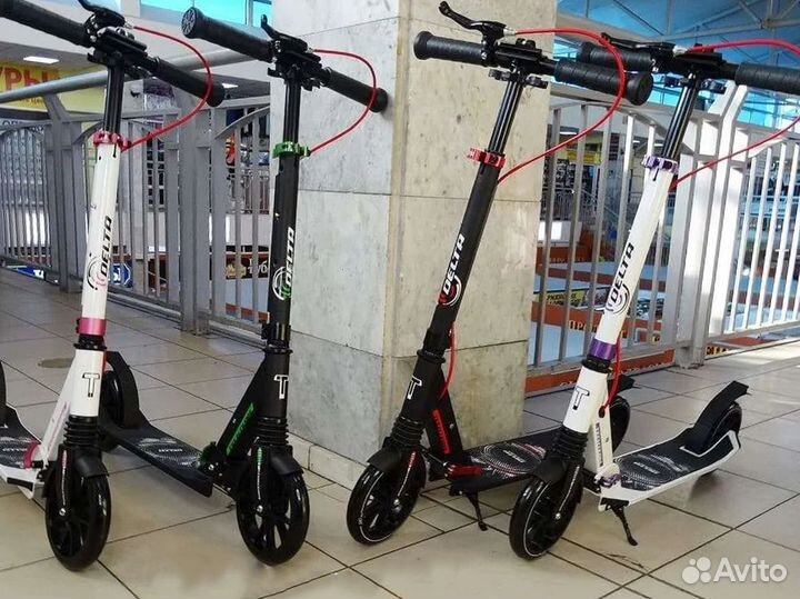 Самокат 2-х колесный тt delta