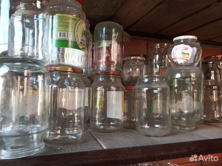 Стеклянная банка 3л и 1 л