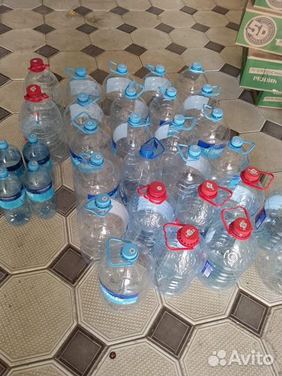 Баклажки бутылки пластиковые