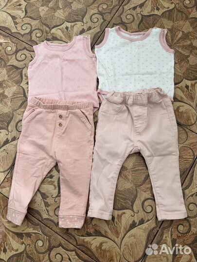 Вещи пакетом для девочки 74 80