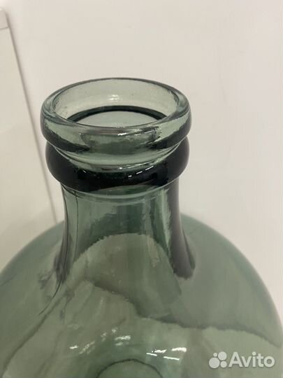 Ваза стеклянная бутыль