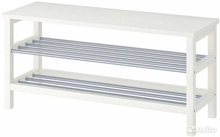 Полка для обуви IKEA Tjusig белая