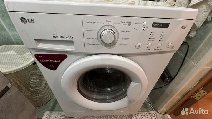 Стиральная машина бу lg 5 кг