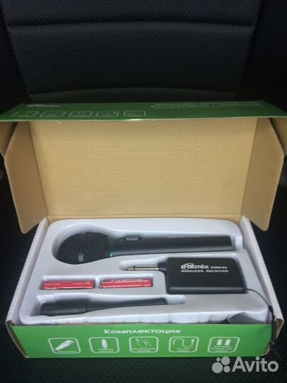 Микрофон караоке ritmix беспроводной RWM-101