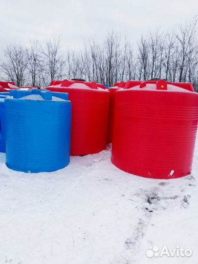 Емкости пластиковые под воду кас от 2000 литров