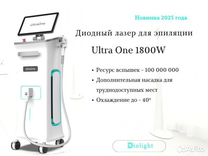 Лазерный аппарат D-L.Ultra-One.1800d, рассрочка