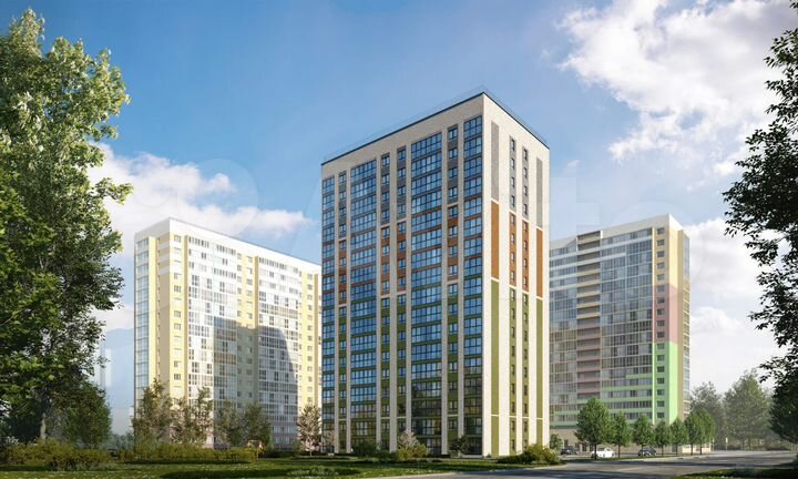 2-к. квартира, 47,8 м², 14/17 эт.