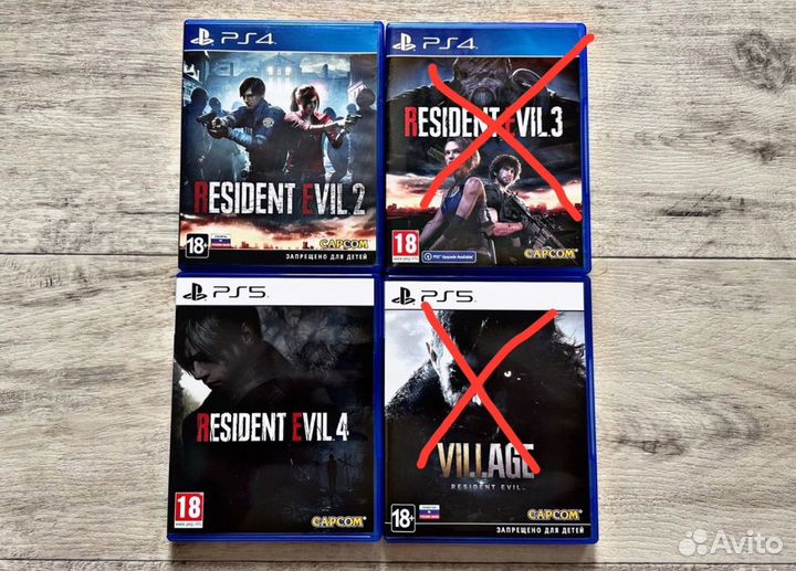 Resident Evil 2 / 4 PS4 PS5