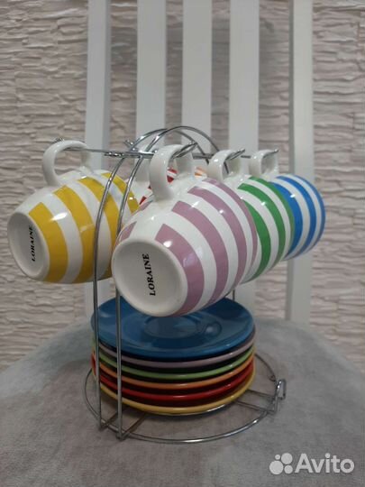 Чайный сервиз на 6 персон новый