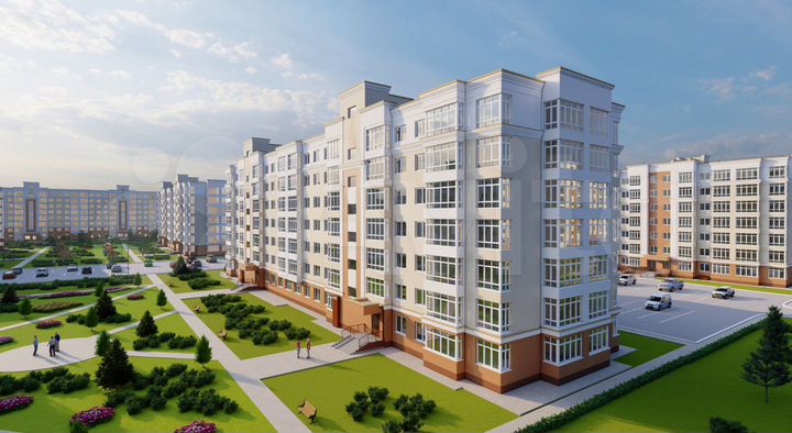 2-к. квартира, 46,4 м², 2/7 эт.